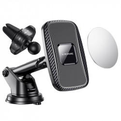 Тримач BOROFONE Magnetic wireless charging Car holder BH35 |5-15W Max, 2A|