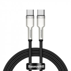 Кабель BASEUS Type-C to Type-C Cafule Series Metal Data Cable |1m, 5A, 100W, PD| (CATJK-C02)