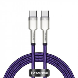 Кабель BASEUS Type-C to Type-C Cafule Series Metal Data Cable |1m, 5A, 100W, PD| (CATJK-C02)