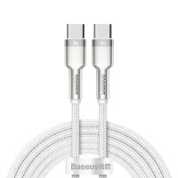 Кабель BASEUS Type-C to Type-C Cafule Series Metal Data Cable |2m, 5A, 100W, PD| (CATJK-D02)