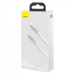 Кабель BASEUS Type-C to Type-C Cafule Series Metal Data Cable |2m, 5A, 100W, PD| (CATJK-D02)