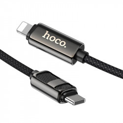 Кабель Hoco Type-C to Lightning Line charging data cable with display U137 |1.2m, 27W|