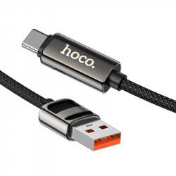 Кабель Hoco Type-C Line charging data cable with display U137 |1.2m, 5A/66W|