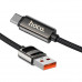 Кабель Hoco Type-C Line charging data cable with display U137 |1.2m, 5A/66W|