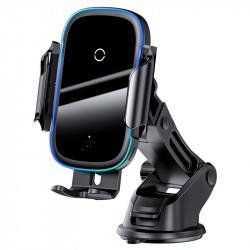 Тримач BASEUS Auto Lock Light Electric Holder with Wireless Charger |15W| (WXHW03-01)