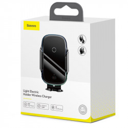 Тримач BASEUS Auto Lock Light Electric Holder with Wireless Charger |15W| (WXHW03-01)