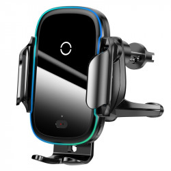 Тримач BASEUS Auto Lock Light Electric Holder with Wireless Charger |15W| (WXHW03-01)