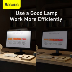 Десктоп-лампа скрінбар BASEUS i-wok Series USB Asymmetric Light source Screen Hanging Light (Youth) (DGIWK-B02)