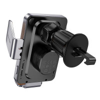 Тримач Hoco Transparent Discovery Edition wireless fast charging Car holder (air outlet) HW7 |15W|