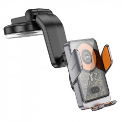 Тримач Hoco Transparent Discovery Edition wireless fast charging Car holder (center console) HW8 |15W|