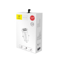 Адаптер автомобільний BASEUS Grain |2USB, 3,1A| (CCALL-ML02)