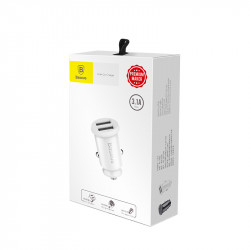 Адаптер автомобільний BASEUS Grain |2USB, 3,1A| (CCALL-ML02)