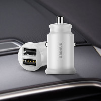 Адаптер автомобільний BASEUS Grain |2USB, 3,1A| (CCALL-ML02)