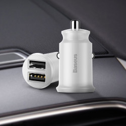 Адаптер автомобільний BASEUS Grain |2USB, 3,1A| (CCALL-ML02)