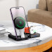Зарядка Qi HOCO Ingenious 3-in-1 folding magnetic wireless charger CQ11 |15W|
