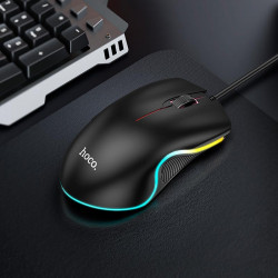 Миша HOCO Enjoy gaming luminous wired mouse GM19