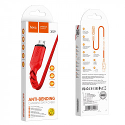 Кабель Hoco Micro USB Victory charging data cable X59 |1m, 2.4A|
