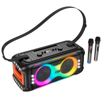Акустика-караоке HOCO Kayman dual-mic outdoor BT speaker HA9 |BT5.4, 40W, TWS/USB/TF, 8h|