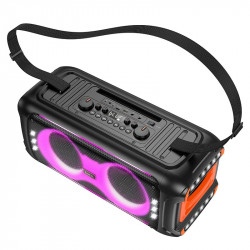 Акустика-караоке HOCO Kayman dual-mic outdoor BT speaker HA9 |BT5.4, 40W, TWS/USB/TF, 8h|