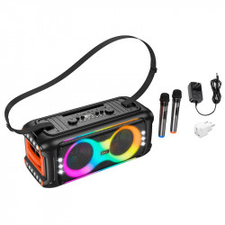 Акустика-караоке HOCO Kayman dual-mic outdoor BT speaker HA9 |BT5.4, 40W, TWS/USB/TF, 8h|