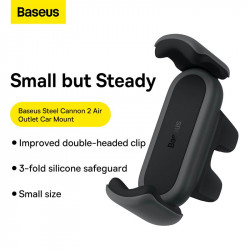 Тримач Baseus Steel Cannon 2 Air Outlet Car Mount (SUGP000001)