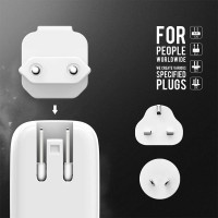 Адаптер мережевий LDNIO Micro USB Cable Touch Light A2205 |2USB, 2.4A|
