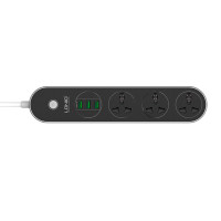Подовжувач мережевий Ldnio SC3301 |2500W, 1.6m EU plug, 3USB, 3 Sockets 3.1A|