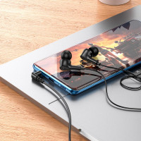 Навушники HOCO Ingenious universal earphones with microphone M102 |1.2M, 90°|