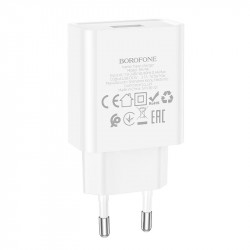 Адаптер мережевий BOROFONE Aspirer single port charger BA74A |1USB, 2.1A|