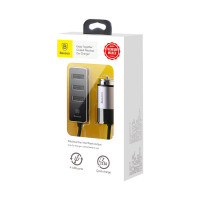 Адаптер автомобільний BASEUS Enjoy |4USB, 5.5A|