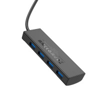 Перехідник Hoco Easy safety 4-in-1 Adapter HB41 |Type-C to USB3.0x4||L=0.2M|