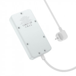 Подовжувач мережевий HOCO Storm 3-position socket AC8A |3USB/1Type-C, PD/QC, 3A/30W|