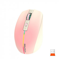 Миша MEETION 2.4 G+Bluetooth Dual Mode gaming mouse BTM002 |1000-1200-1600dpi, 6keys, Type-C Charging, RGB|