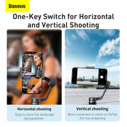 Ручний стабілізатор BASEUS Control Smartphone Handheld Folding Gimbal Stabilizer (SUYT-D0G)