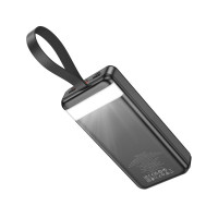 УМБ HOCO Element power bank with digital display J123B 30000mAh |2USB/Type-C/Lightning, QC/PD, 22.5W/3A|
