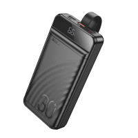 УМБ HOCO Element power bank with digital display J123B 30000mAh |2USB/Type-C/Lightning, QC/PD, 22.5W/3A|
