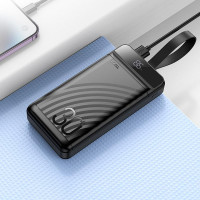 УМБ HOCO Element power bank with digital display J123B 30000mAh |2USB/Type-C/Lightning, QC/PD, 22.5W/3A|