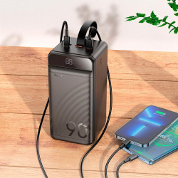 УМБ HOCO Element power bank with digital display J123D 90000mAh |3USB/Type-C/Lightning, QC/PD, 22.5W/3A|