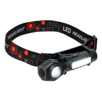 Ліхтарик налобний LED RL-211 |Type-C, XPE LED+COB, Magnetic fix torch|