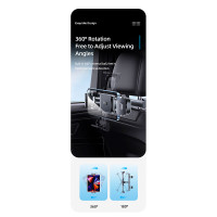 Тримач USAMS Car Rear Seat Phone-Tablet Bracket US-ZJ068