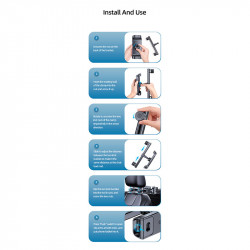 Тримач USAMS Car Rear Seat Phone-Tablet Bracket US-ZJ068