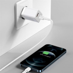 Адаптер мережевий BASEUS Super si Pro Quick Charge |1USB/1Type-C, 30W/3A, PD/QC| (CCSUPP-E02)