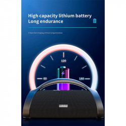 Акустика-караоке Xdobo Beast 1982 IPX7 |BT5.3, TWS, EQ, AUX/TF/USB, 120W, 10h|