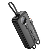 УМБ HOCO Sabio fully compatible power bank with 3 cables J132A 20000mAh |1USB/1Type-C, 22.5W/3A, PD/QC|