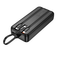 УМБ HOCO Sabio fully compatible power bank with 3 cables J132A 20000mAh |1USB/1Type-C, 22.5W/3A, PD/QC|