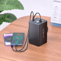 УМБ HOCO Distant multi-function power bank J138 60000mAh |3USB/2Type-C/DC12V, 22.5W/3A, PD/QC|