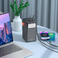 УМБ HOCO Surpass fully compatible power bank J142 100000mah |6USB/2Type-C, 22.5W/3A, PD/QC|