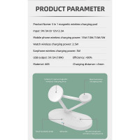 Зарядка Qi 3in1 Magnetic wireless charger JYD-WC126 |5-15W|