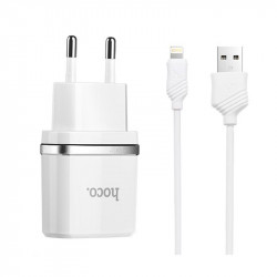 Адаптер мережевий Hoco Lightning cable C11 |1USB, 1А|