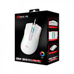 Миша ігрова XTRIKE ME programmable GM - 314 WH wired mouse |800-7200 6 step dpi|